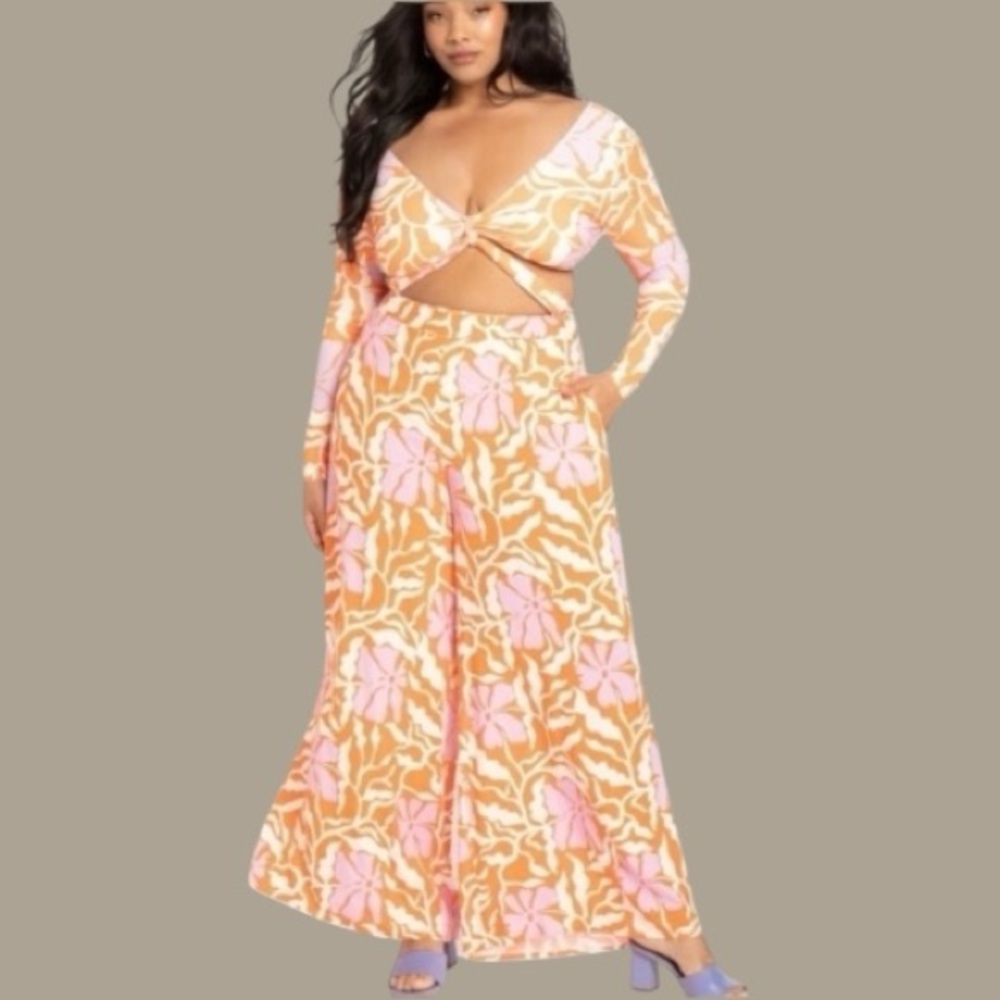 Newww!!!Gabi Fresh Swim X Eloquii Wideleg Beach Pants size 14/16